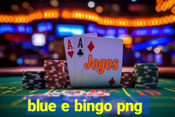 blue e bingo png